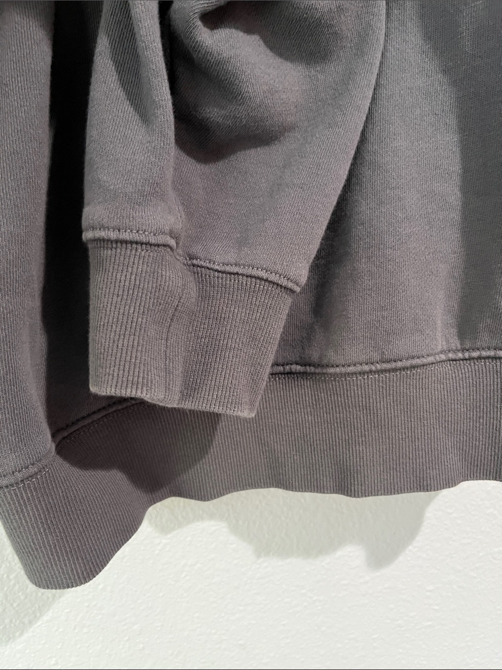 Wildfox Gray Crewneck Sweatshirt with Heart Wish it was Saturday - Picture 2 of 8
